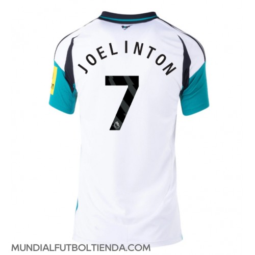 Camiseta Newcastle United Joelinton #7 Segunda Equipación Replica 2024-25 para mujer mangas cortas